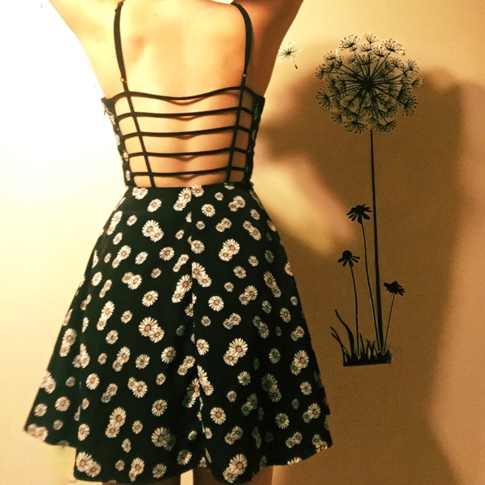 Sunflower/Daisy Skater Dress from PacSun brand